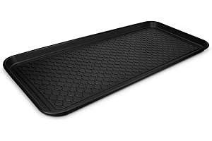 Navaris XL Schuhmatte Abtropfmatte - 76x38x3cm - Schuhablage Schuhabtropfschale groß - Schuhwanne erhöhter Rand - Schuhschale Schuhtablett Schuhunterlage - Abtropfmatte Schuhe