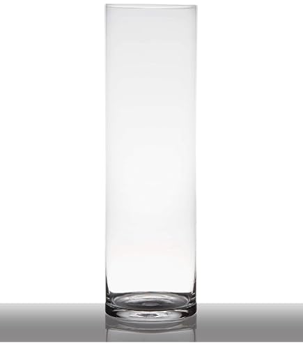 Vaso Da Fiori INNA-Glas Alena – Cilindrico In Ceramica, Colore Crema, 16x17 Cm