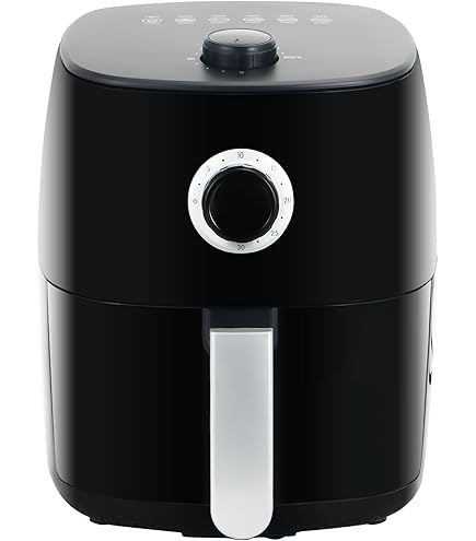Chefman Turbofry - Freidora De Aire De 2 Cuartos De Galón,. Color Gris