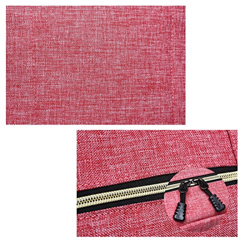 Scheppend Vintage Laptop Rucksack  Rucksack Canvas College Rucksack Schulbeutel f  r Jungen  M  dchen Passend f  r 15-Zoll Laptop Pink