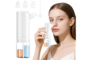 ‎ANLAN ANLAN 2 in 1 Mitesserentferner Porenreiniger Gesicht Porensauger, 3 Modi und 3 Saugköpfe Blackhead Remover Pickelsauger Mitesser Sauger Gesichtsreinigung, Reinigung und Feuchtigkeitspflege