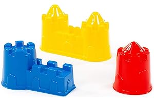 POLESIE Legler 8780 - Gioco per La Sabbia - Pentole di Castello, 3 Pezzi