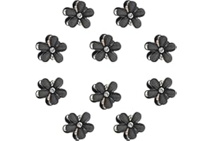 CRETVESTSAR 16Pcs Small Flower Hair Clips, Mini Hair Clips, Baby Hair Clips, Cute Flower Claw Clips, Flower Hair Accessories For Women Girls Baby Wedding Birthday Party Girls Photograph Daily