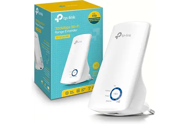 TP-Link TL-WA850RE - Repetidor WiFi 4 300 Mbps, 1 Puerto 10/100Mbps | Amplificador de Señal WiFi. Conexión Estable. Modo Punto de Acceso. Botón WPS para Configuración Fácil. App Tether.