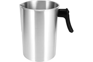 SUDSTY Raucilpy Kerzenherstellung Topf, 3L Wachsschmelzer Schmelztopf Grosse Kapazität Kerzen Topf, Kerzenschmelztiegel Wachs Schmelzen Wachstopf, Kerzenwachs Schmelzen Topf, Kerzenwachsschmelzer Topf