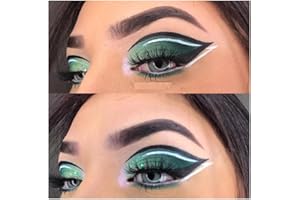 FreshTone Lentilles De Contact De Couleur Emerald Green 3T Kit De Rangement Couleur Aléatoire Boitier Pince et applicateur Offert 12 Mois sans correction