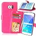 Produktbild Nancen Compatible with Handyhülle Galaxy S6 / G9200 (5,1 Zoll) Lederhülle Style Acht Farbe Weich PU Flip Case Ledertasche/Schutz Etui, Karten Slot Foto Wallet Hülle