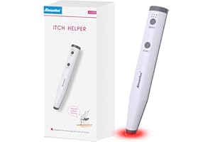 BAIFUDUO Insect Sting and Bite Relief Pen, Bug Bite Relief with Heat Mosquito Itch Relief, Rechargable Chemical-Free Treatment for Mosquito Bites, Bug Bite Sucker and Fast Itch Relief for Outdoor,Home,Travel