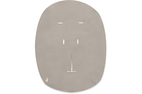 hauck Housse Transat Bebe pour Balancelle Alpha Bouncer Premium, Alpha Bouncer Deluxe, Alpha Bouncer 2in1, Coton Mousseline Respirant, 85 cm x 74 cm x 0,25 cm, Beige