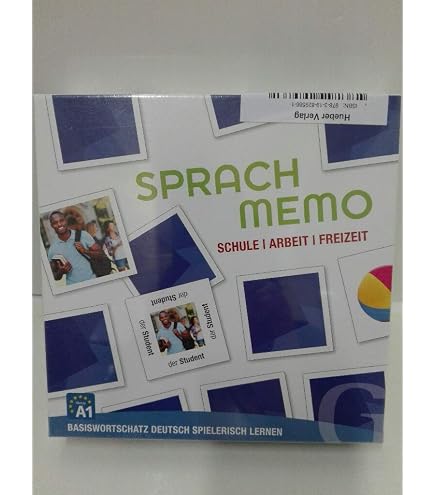 Hueber SPRACHMEMO Der Mensch – Memory-Spiel Für Deutschlerner (A1), 108 Karten, Basiswortschatz Spielerisch Lernen, Für Anfänger