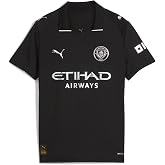 PUMA Manchester City FC Away Shirt Kids 25/26 | Camiseta r&eacute;plica oficial; manga corta; corte regular; tecnolog&iacute;a dryCELL abso