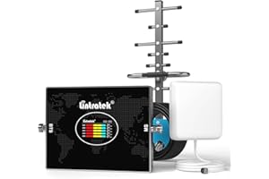 CONFIXPAND Amplificateur de Signal de Téléphone Portable 2G 3G 4G 5G,Ripetitore GSM LTE DCS WCDMA 5-Bande 1/3/7/8/20, 70dB Gain,épéteurs de Signal Mobile Compatible Bouygues, Free, Orange, SFR