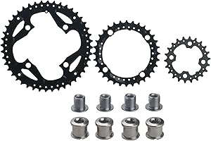 BODYA Catena rotonda MTB bicicletta pedivella lama tripla catena set 22/32/44t 104/64BCD