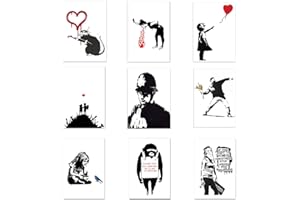 Aililong Lot de 9 pochoirs, 21 x 30 cm, réutilisables, pour peindre sur les murs en bois et les meubles en tissu, pour projets de bricolage et décoration de la maison