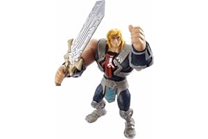 Masters of the Universe- He-Man and The Masters of the Universe, Personaggio He-Man Snodato da Collezione con Accessorio, Giocattolo per Bambini 4+ Anni, HBL66