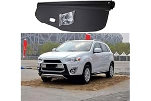 LCTLYQ für Mitsubishi ASX 2013-2021 Auto Laderaumabdeckung Ablagen Einziehbarer Kofferraum Paketregal Cargo Cover Rollo GepäCkraumabdeckung Parcel Shielding Security Aufbewahrung Innere ZubehöR