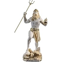 Poseidon Griekse God Van Het Overzees Vector Illustratie - Illustratie van oceaan, grafisch: 111961422