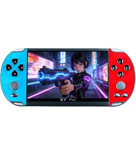 Console de jeu portable AProsp Nouveau SF3000 - Écran 4,5 IPS, double
