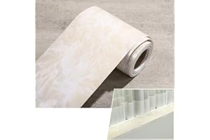 GUEST RUYUNLAI Borde Del Papel Pintado Auto Adhesivo Jade de mármol Del Papel Pintado Del Pvc Cenefa Autoadhesiva Para DecoracióN De Pared De Cocina BañO 10CM X 500CM