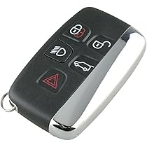 Ontto Car Key Cover Case Key Fob Cover For Land Rover Discovery 4 Sport Defender LR4 LR2 Freelander 2 Range Rover Sport Evoque Jaguar Leather Smart - View #11