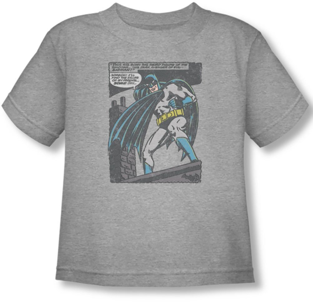 Batman-Kleinkind-Bat-Origins-T-Shirt-4T-Athletic-Heather