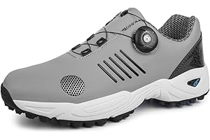 BLBK Herren Golfschuhe, Golfschuhe mit Lace System