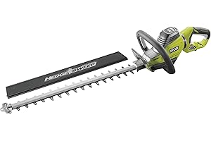 Ryobi RHT6760RL Tagliasiepi Elettico 650W, Lunghezza Lama 60 cm, Capacità di Taglio 30 cm, Impugnatura Ergonomica Rotante, Comoda e Leggera, Lame a Doppia Azione Taglio Laser Affilate al Diamante