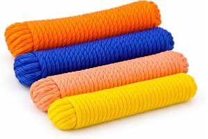 Tovokart Heavy Duty Clothesline Rope 40 Meter (4 x 10m) Strong Nylon Laundry Drying Cord, Portable Travel Clothes Line for Outdoor, Camping, Balcony & Home Use