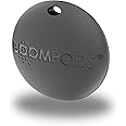 Boompods Boomtag Tracker Tag, Item Finders - Smart Bluetooth Tracker Devices, Luggage Tracker for Suitcases, Children, Pet, Wallet - Sustainable Key Finder Compatible with Apple Find My App - Black