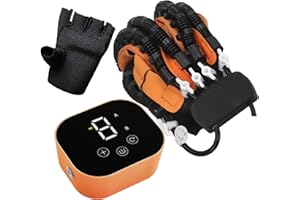 GERAZAHO Guanti robotici per Riabilitazione 2024, Dispositivo terapeutico per Mano Sinistra Destra per pazienti con paralisi da disfunzione, per pazienti con Ictus, emiplegia