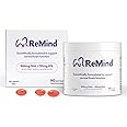 Remind Brain Health Supplements – Patented Formula to Support Normal Brain Function - Contains Lutein, Meso-Zeaxanthin, Zeaxanthin, Omega-3 and Vitamin E- 90 Capsules, 1 Month Supply