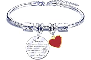 POIUYTRE Festa della Mamma Bracciale Mamma Regalo Mamma Regalo Festa della Mamma Bracciale Braccialetto Mamma Regalo Mamma Compleanno Bracciale Donna Regalo Donna Compleanno