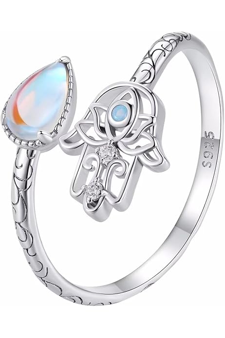 Anelli In Argento 925 Ingrosso Lotto Anelli Malocchio In Argento Placcato Sterling 925, Pietra Blu, Lab-Created, Misce Miste, India Anello Rubino - Foto 2