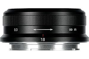 7Artisans 18mm f5.6 L-Mount Objectif,Ultra Fin Plein Cadre Point Manuelle Grande Ouverture Distance focale Fixe Objectif,Filtres 49mm compatibles,Leica SL2/Lumix S1 S1H S5 Leica SL