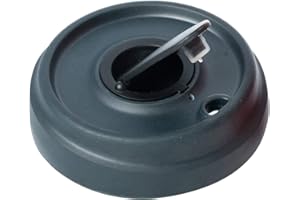 WESTCRAFT Ersatzdeckel kompatibel für BambooCup Kaffeebecher Deckel 95 x 95 x 22 mm Deckel Kaffee Becher (Schwarz)