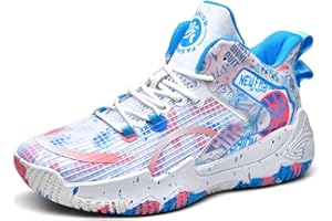 XINGHUANHUA Zapatillas de Baloncesto Altas para Hombres Zapatillas de Baloncesto Transpirables Zapatillas de Baloncesto Antideslizantes Zapatillas Deportivas Ligeras