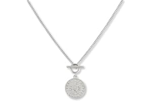 Halsband Sol – Vattentätt Halsband för Kvinnor med Solhänge i 316L Rostfritt Stål i 18K Guld, Roséguld och Silver – Justerbart (45 cm – 50 cm)