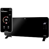 Princess Glass Smart Panel Heater, 1500 W, Black, Smart Control and Free  App, Works with Alexa : Amazon.co.uk: DIY u0026 Tools
