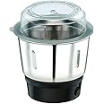 Itida Stainless Steel Mixer Jar with Metal Base Suitable for Bajaj, Lifelong, PHILIPS, Butterfly, Prestige, USHA, Morphy Richards and all other Mixer which comes with 2 Lock & 4 Teeth Coupler