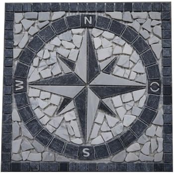 Pegane Carrelage mosaïque / Plaque de mosaïque mur et sol en marbre naturel colo