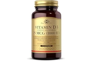 Solgar Vitamin D3 1000 IU (25 µg) Softgels - Pack of 250 - Healthy Bones and Teeth - Supports Immunity and Muscle Function - Gluten Free