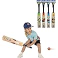 Kidoloop Kids Cricket Set Sports Game Bat and Ball Game Set Gifts for Kids | Parent-child Sports Interactive Cricket 60CM