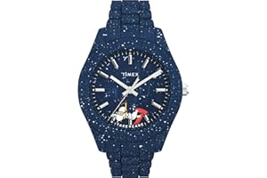 Timex Męski analogowy zegarek kwarcowy z plastikowym paskiem TW2V53300, NIEBIESKI, Nowoczesny