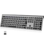 Tastiera Wireless Bluetooth E 2.4G Italiana - Sottile, Multidevice, Con Tasti Multimediali Per PC/Mac - Foto 7