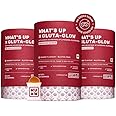 What's Up Wellness Gluta-Glow Gummies | Liposomal Glutathione with Vitamin C for Radiant Skin Tone | Depigmentation | Detoxification | 90 Days | Men & Women | No Added Sugar