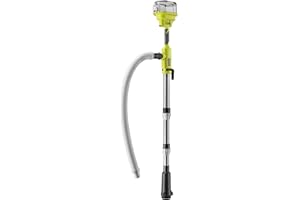 RYOBI 18 V ONE+ Akku-Regenfasspumpe RY18STPA-0 (bis zu 3.360 l/h Förderleistung, bis zu 7 m Förderhöhe, Wassergeschütztes Akku-Fach (IPX7 Schutzklasse), ohne Akku und Ladegerät)