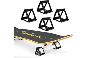 Taozoey Skateboard Trick Trainer, 4 Skateboarding di Gomma, Anelli di Protezione per Skateboard e Allenamento, Ti Aiuta a Imparare i Trucchi dello Skateboard più Velocemente e in Modo più Sicuro