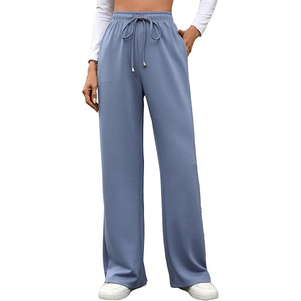 Pantalon Fluide Femme MEDUOLA - Jogging Large élégant Avec Cordon Et Poches - 6