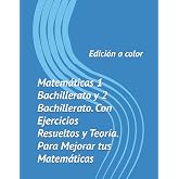 Manual para mejorar en Matem&aacute;ticas. Libro Matematicas 1 Bachillerato y 2 Bachillerato. Con Ejercicios Resueltos y Teor&iacute;a. (Ed