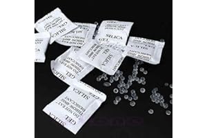 LDA Get Fresh 100 Packets Lot Silica Gel Sachets Desiccant Pouches Drypack Ship Drier Desiccant Clear